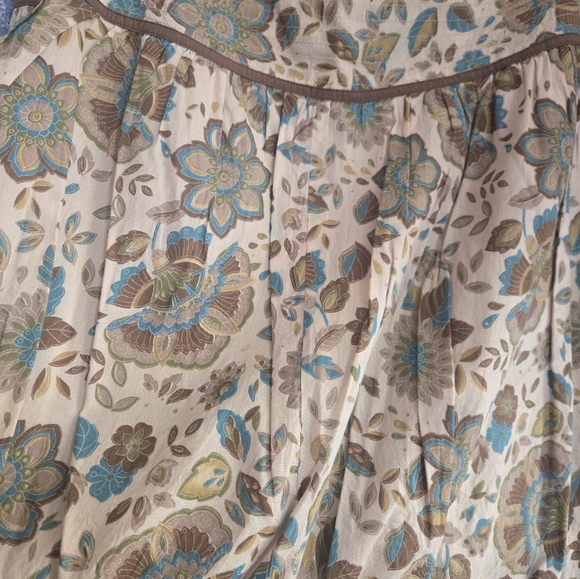 Delias Brown Floral Skirt Size 7/8 - Picture 6 of 7